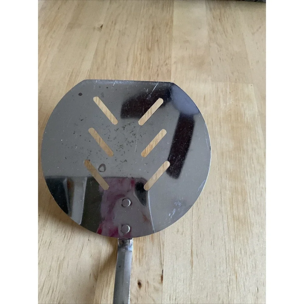 Vintage Spatula Pink Flowers Green Handle - Picture 2 of 7